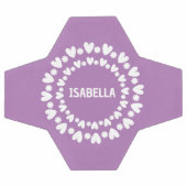 花とハート名 サッカーボール (フラット)