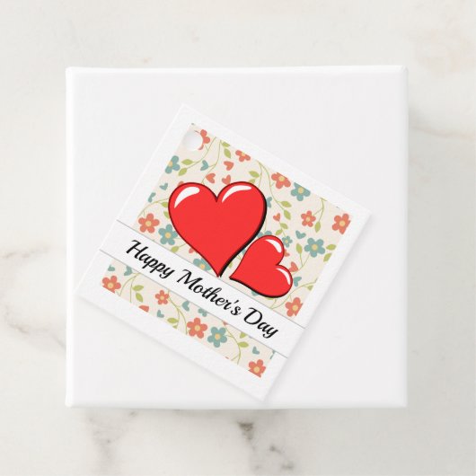 花とハート母の日 フェイバータグ (インサイチュ)