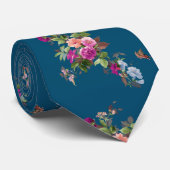 花とバターフィージロマンチック大事な行事ネックタイ ネクタイ (ロール)