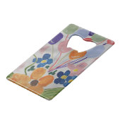 花とバルーンボトルオープナー クレジットカード栓抜き (裏面アングル)