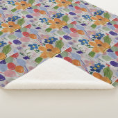 花とバルーンSherpa毛布 シェルパブランケット (3/4)