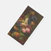 花とパイナップルのエンタブラチュア (コーナー)