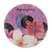 花とビニール カッティングボード (正面)