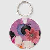 花とビニール キーホルダー (正面)