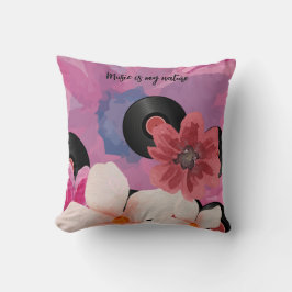 花とビニール クッション