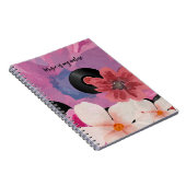 花とビニール ノートブック (右側)