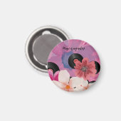 花とビニール マグネット (正面/裏面)