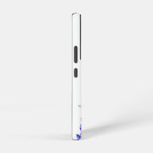 花とビー飛んでいるズサムスンギャラクシーケース SAMSUNG GALAXYケース (右側面)