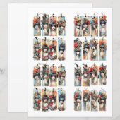 花とファジーカットラベルレディース (正面/裏面)