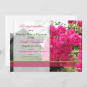 花とファームの再会招待状 招待状 (正面/裏面)