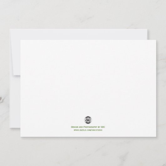 花とファームの再会招待 招待状 (裏面)