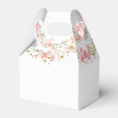 花とフェイクグリッターFirst Communion フェイバーボックス (裏面サイド)