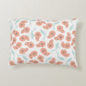 花とフローラ要素 アクセントクッション (裏面)