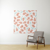 花とフローラ要素 タペストリー (インサイチュ)