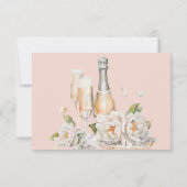 花とプロセッコのブライズシャワー サンキューカード (裏面)