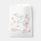 花とプロセッコのブライズシャワー フェイバーバッグ (正面)