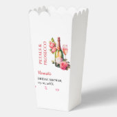 花とプロセッコのブライダルシャワーパーティー フェイバーボックス (正面)