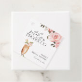 花とプロセッコの花嫁シャワー フェイバータグ (インサイチュ)