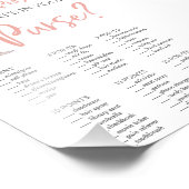 花とプロセッコ あなたの財布の中は？ フォトプリント            (角)