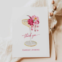 花とプロセッコ ピンクのブライダルシャワー