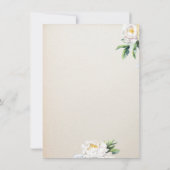 花とプロセッコ 白い花のシャンパン 招待状 (裏面)