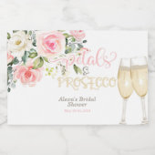 花とプロセッコ MINI スパークリングワインラベル (シングルラベル)