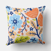 花とベリー クッション (裏面)