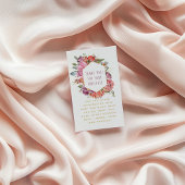 花とマカロンの金ゴールド 縁ど エンクロージャーカード