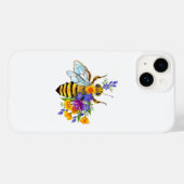 花とミツバチ Case-Mate iPhoneケース (裏面 (横))