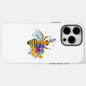 花とミツバチ Case-Mate iPhoneケース (裏面 (横))
