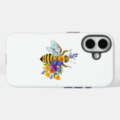 花とミツバチ Case-Mate iPhoneケース (裏面 (横))