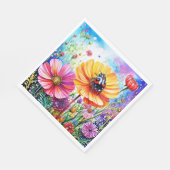 花とラディバグ スタンダードランチョンナプキン (角)