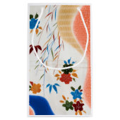 花とランニングの水、日本のデザイン スモールペーパーバッグ (裏面)