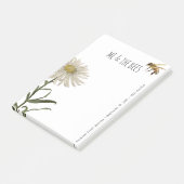 花とリアリスティックビーの名前と情連絡報 ポストイット (アングル)