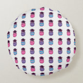 花とリボンのイースターエッグ ラウンドクッション (裏面)