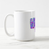 花とリボンのMAMAレタリング コーヒーマグカップ (左)