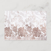 花とレースのウェディングギフト登録 エンクロージャーカード (裏面)