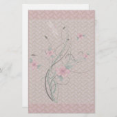 花とレース文房具 便箋 (正面/裏面)