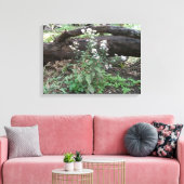 花とログキャンバスの包まれたプリント キャンバスプリント (インサイチュ (リビング))