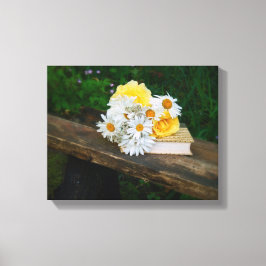 花とロマンスのキャンバス印刷 キャンバスプリント