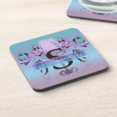 花とワイン2190 コースター (左側)