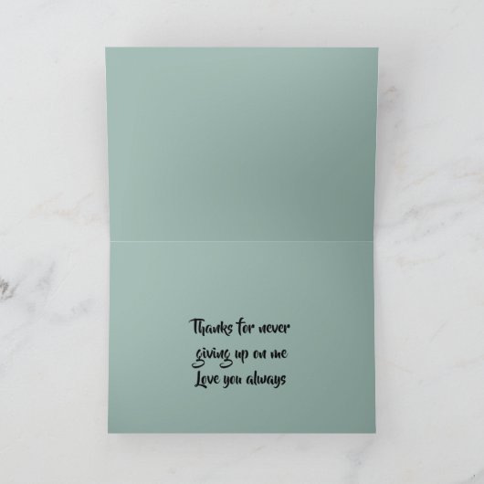 花と中性母の日用カード シーズンカード (内部)