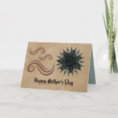 花と中性母の日用カード シーズンカード (正面)