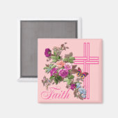 花と信仰 マグネット (正面/裏面)