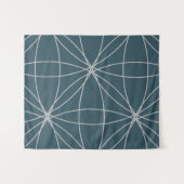 花と円2 （バージョン2） タペストリー (正面(横))