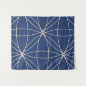 花と円2 （バージョン2） タペストリー (正面(横))