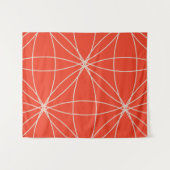 花と円2 （バージョン2） タペストリー (正面(横))