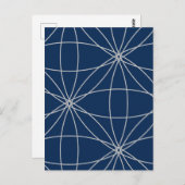 花と円2 （バージョン2） ポストカード (正面/裏面)