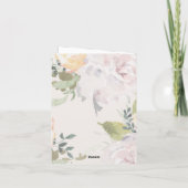 花と写真ありがとう サンキューカード (裏面)