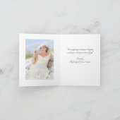 花と写真ありがとう サンキューカード (内部)